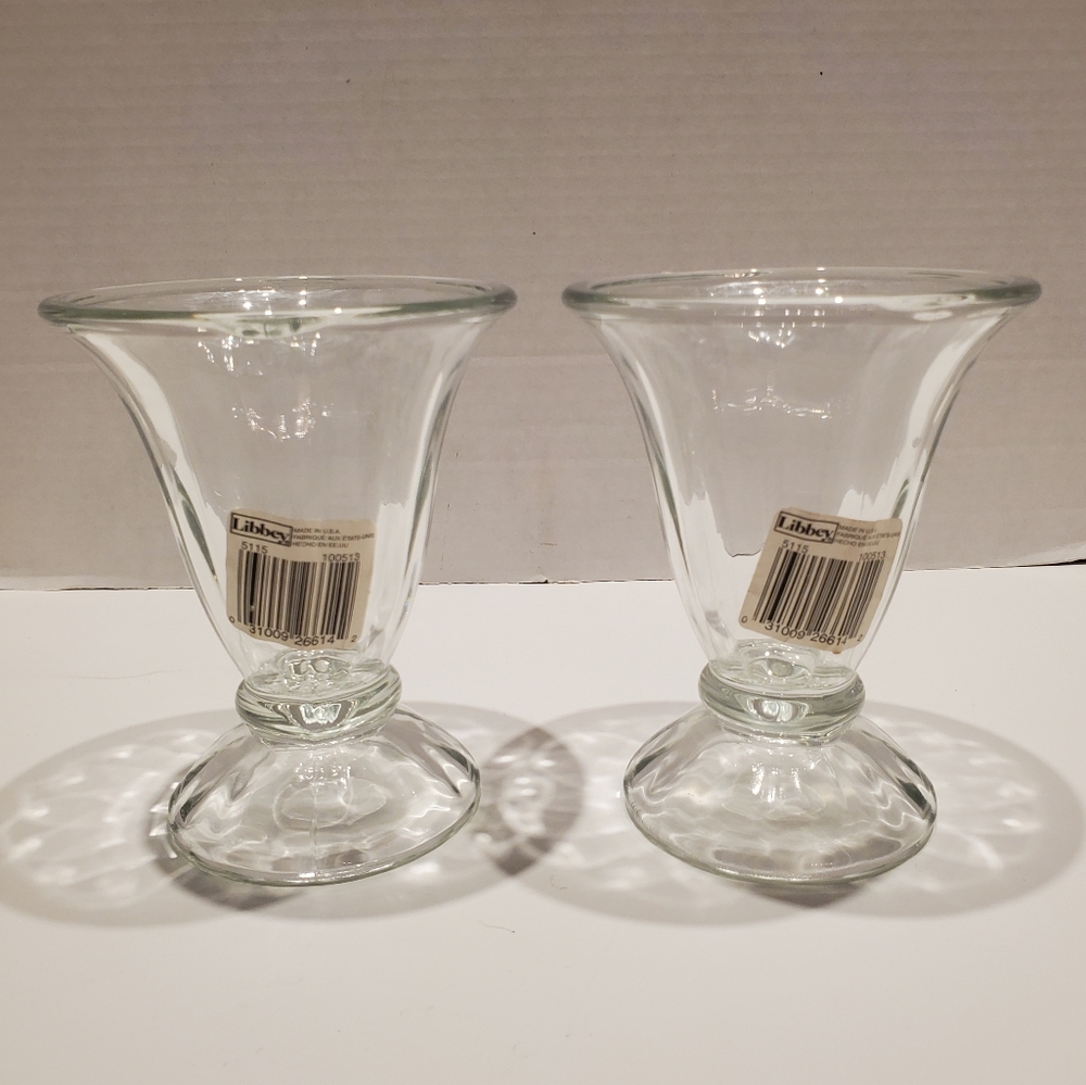 Libbey Ice Cream Sundae Glass Clear